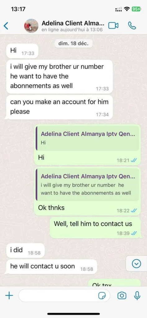 Helix IPTV user WhatsApp experience review 5
